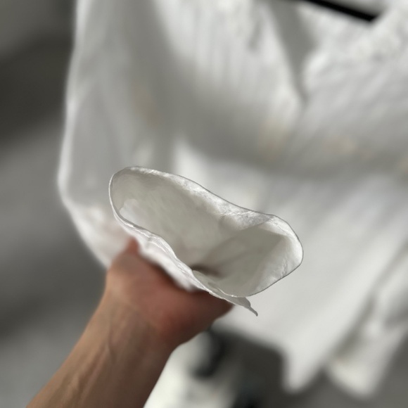 Tommy Hilfiger Classic White Striped Button-Down Shirt - Picture 3 of 7